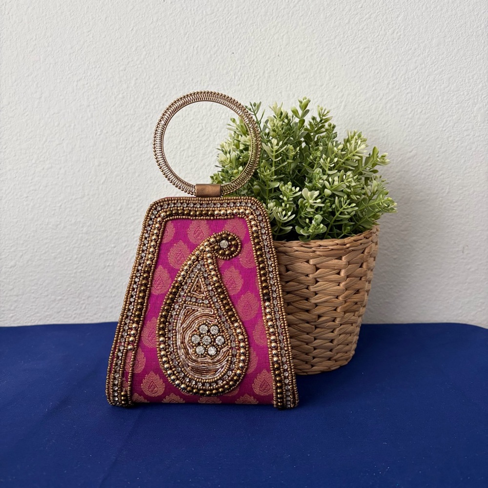 Beaded Bollywood Mini Clutch